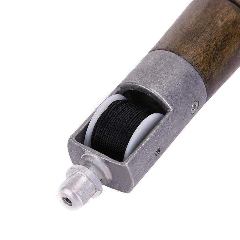 Leather Sewing Awl Kit with Dual Needles and Waxed Thread for Repairs