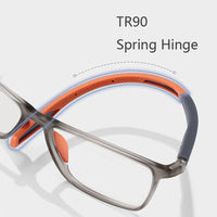 Progressive Reading Glasses with Blue Light Filter and Titanium Frame