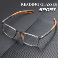 Progressive Reading Glasses with Blue Light Filter and Titanium Frame