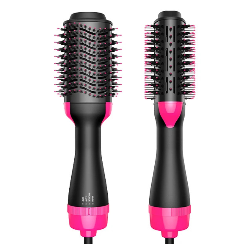 Ionic Hair Dryer Brush with 1000W Power and Three Heat Levels