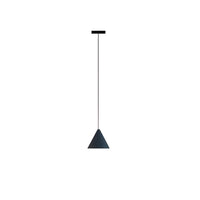Modern Black Pendant Lamp, Minimalist Metal Hanging Light