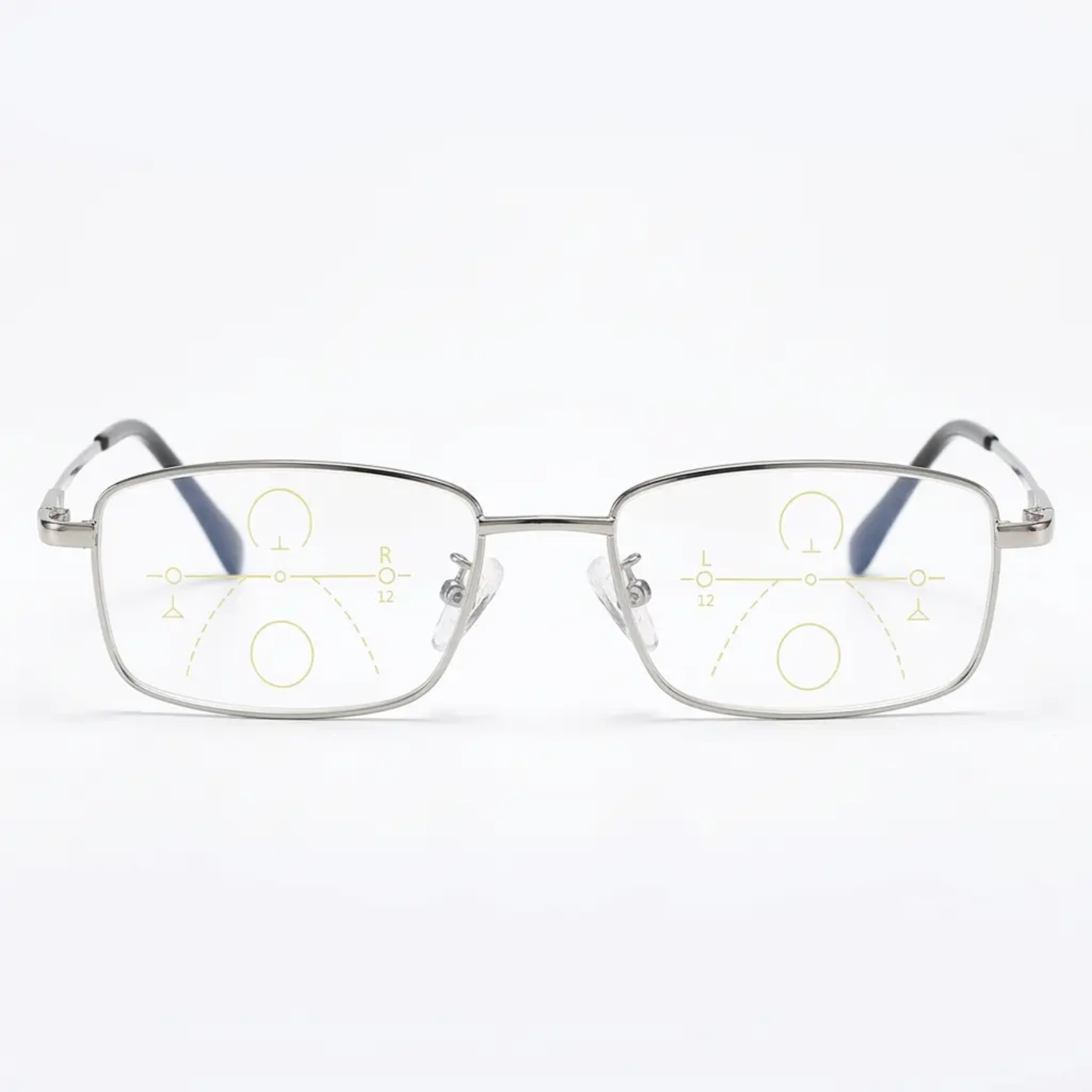 Progressive Multifocal Reading Glasses with Blue Light Filtering and Anti Glare Coating