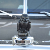 Chrome Duck Radiator Emblem with Integrated Mounting Pins
