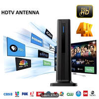 Compact Indoor TV Antenna with Over-the-Air Reception for Local HD Channels