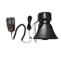 Vehicle Alert System with Microphone and 7-Tone Siren for 12V Cars, 135dB