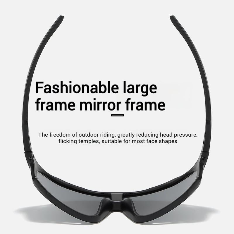 Auto Darkening Sports Sunglasses with UVA/UVB Protection and Wraparound Frame, Unisex