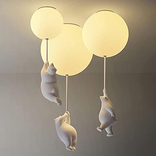 Balloon Bear Ceiling Light with Playful Bear Design