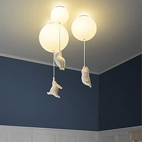 Balloon Bear Ceiling Light with Playful Bear Design