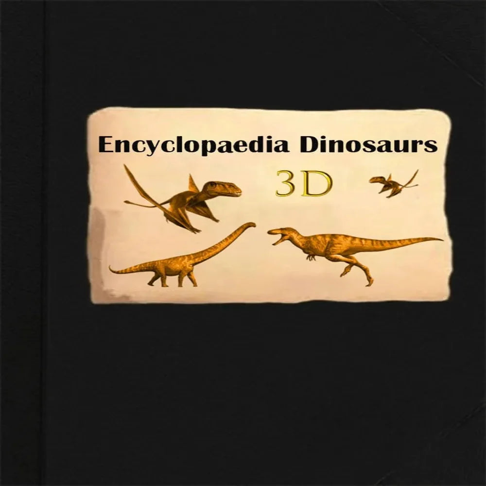 3D Pop-Up Dinosaur Book with Sea Creatures and Educational Facts, Hardcover