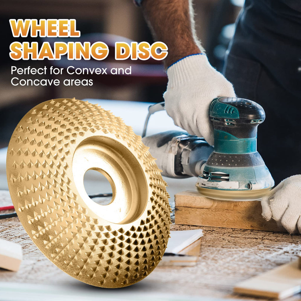 Tungsten Carbide Grinding Disc Set with Flat, Beveled and Arc Discs for Angle Grinder