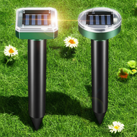 Solar Ultrasonic Rodent Repellent with Variable Frequency Sound and IP65 Waterproof Rating