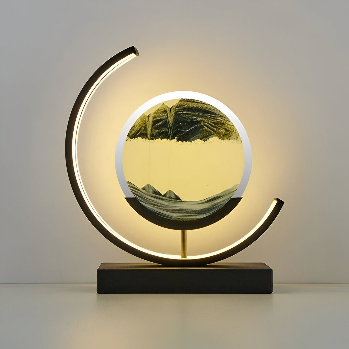 Sand Glow Sand Lamp with Remote Control and Dimmable Light