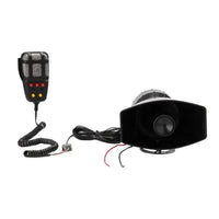 Vehicle Alert System with Microphone and 7-Tone Siren for 12V Cars, 135dB