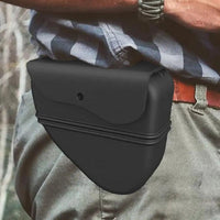 Dog Treat Pouch with Adjustable Waist Clip and Waterproof Silicone Build