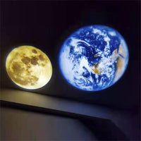 Celestial Projection LED Lamp with Flexible Neck and Dual Films