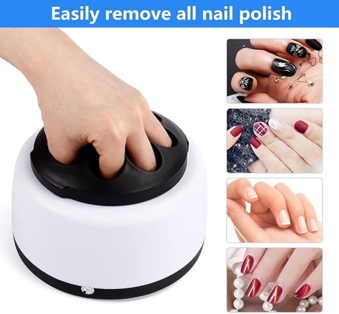 Electric Steam Gel Polish Remover with Fast Heating and Dual Voltage, Portable Design