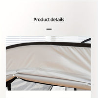 Portable Tent Bed with Full Zipper Closure and Water Repellent Polyester, Insect Protection