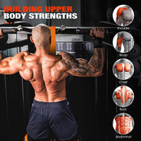 Pull Up Assist Band with Double Foot Loops and Adjustable Straps