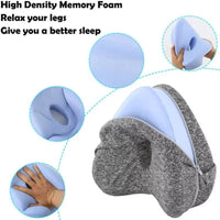 Knee Pillow with Memory Foam and Elastic Strap, Hollow Center Ventilation