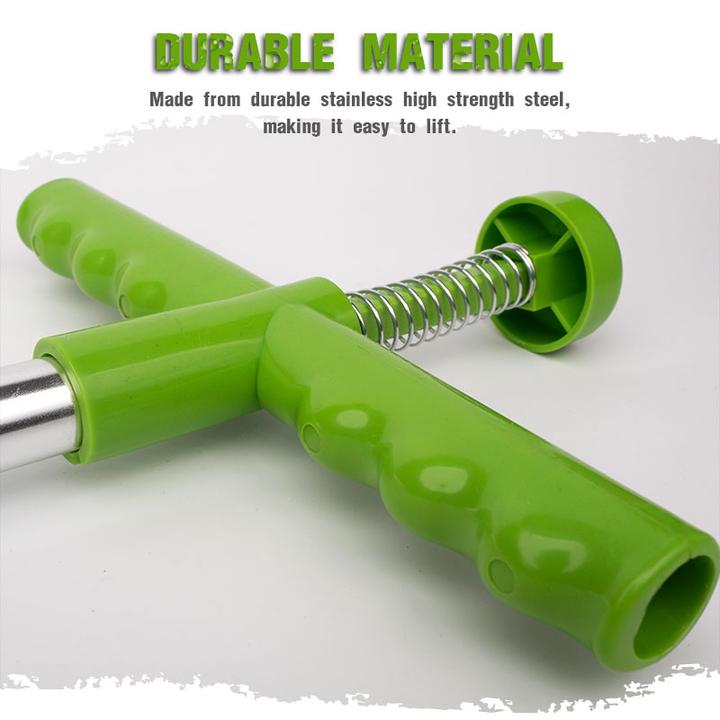 Standing Weed Puller with Triple Steel Claws and Foot Pedal