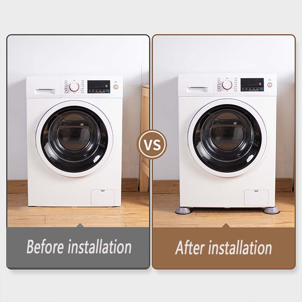 Washing Machine Anti-Vibration Feet with Noise Dampening and Multi-Appliance Compatibility