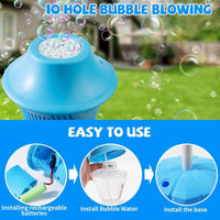 Automatic Bubble Maker with Adjustable Stand and 20,000 Bubbles Per Minute
