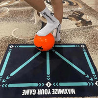 Soccer Training Mat with Video Program and Grip Socks for Youth Skill Development
