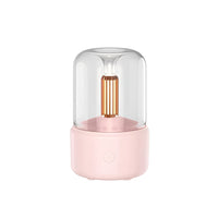 Aroma Diffuser and Night Light with Candlelight Atmosphere Design