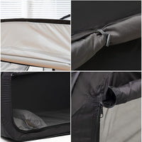 Portable Tent Bed with Full Zipper Closure and Water Repellent Polyester, Insect Protection