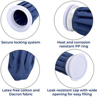 Reusable Hot and Cold Gel Pack with Moldable Design and Insulated Cover