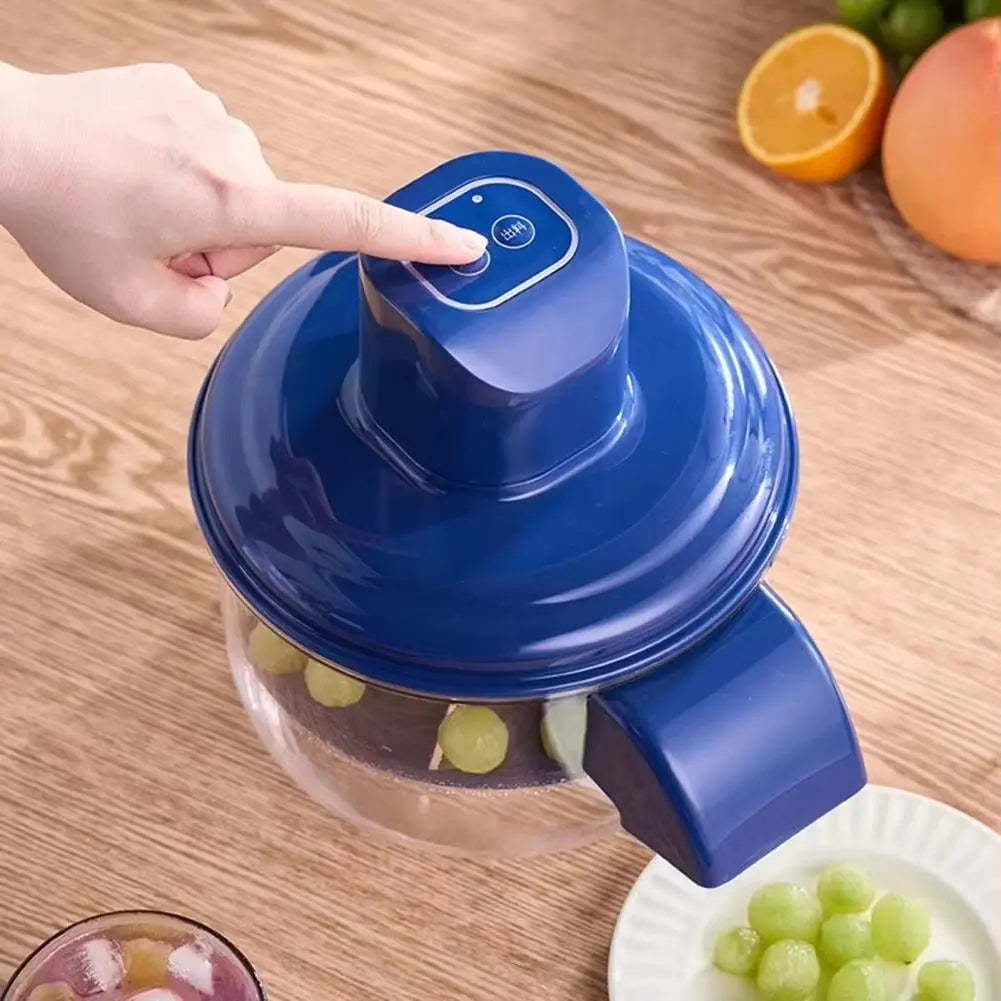 Electric Fruit and Vegetable Peeler with Five Stainless Steel Blades and Rechargeable Battery