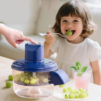 Electric Fruit and Vegetable Peeler with Five Stainless Steel Blades and Rechargeable Battery