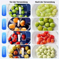 Electric Fruit and Vegetable Peeler with Five Stainless Steel Blades and Rechargeable Battery