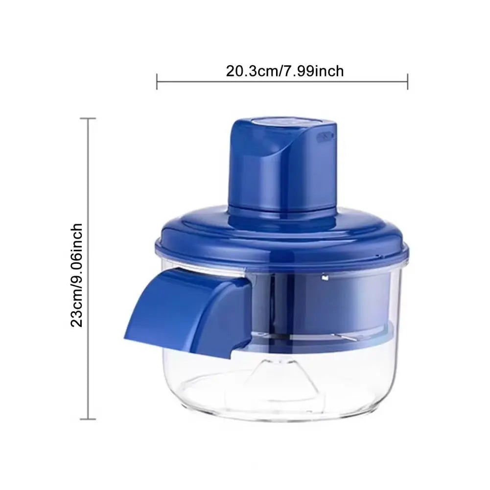 Electric Fruit and Vegetable Peeler with Five Stainless Steel Blades and Rechargeable Battery