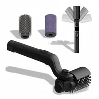 Electric BBQ Grill Brush with Rotating Bristles and Rechargeable Battery, Includes 2 Replacement Heads