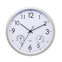 Outdoor Garden Clock with Temperature and Humidity Display, 11.81in