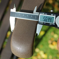 Foldable Camping Chair with Carbon Steel Frame and Built-In Footrest, Armrest Support