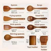Sustainable Wooden Kitchen Utensil Set