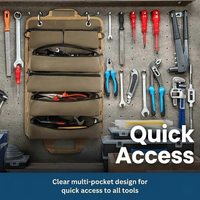 Obsetic ToolRoll Pro Roll Up Tool Bag 900D Oxford Fabric