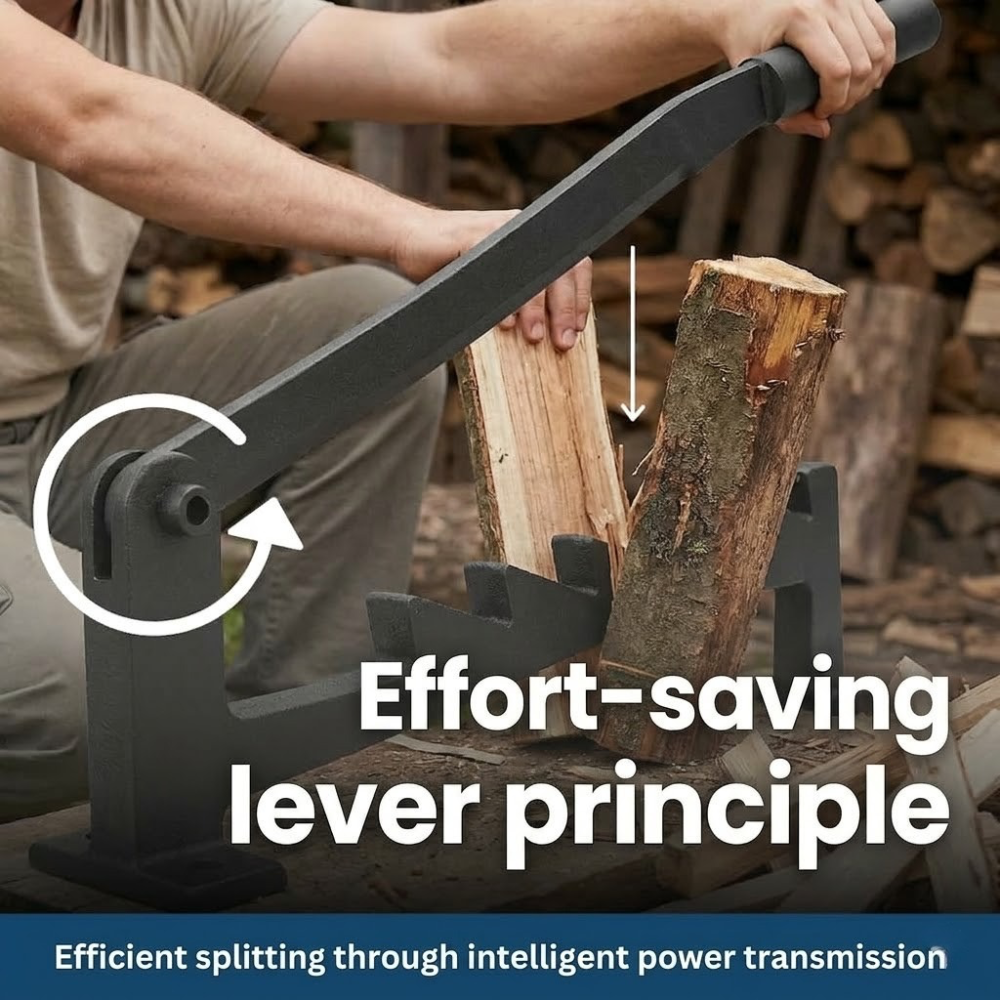 Obsetic Manual Firewood Splitter Wall Mount