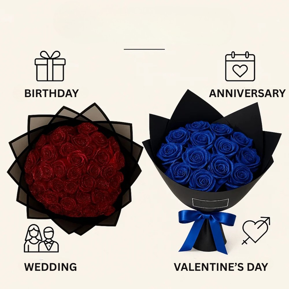RoseLure Preserved Roses Arrangement