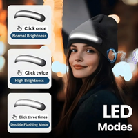 BeamTune Headlamp Beanie with Bluetooth Music