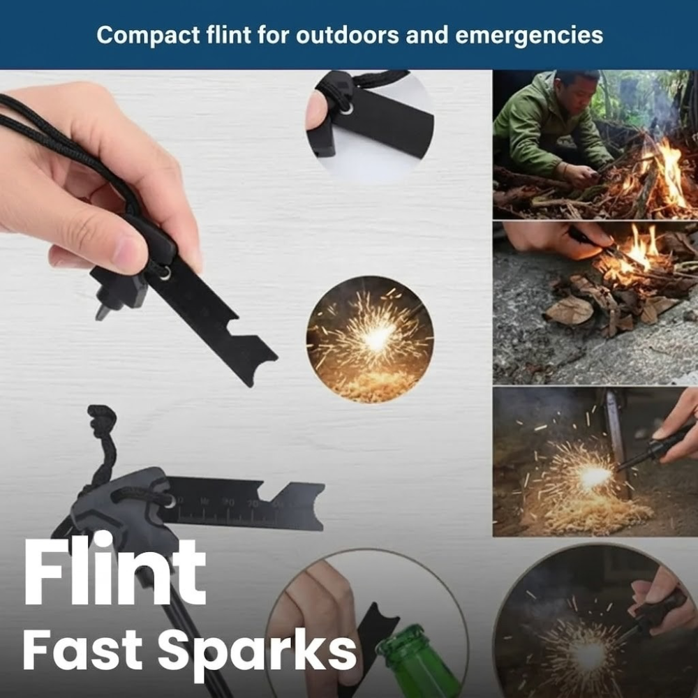 Survival Master Kit, Outdoor Adventure and Emergency Gear Set