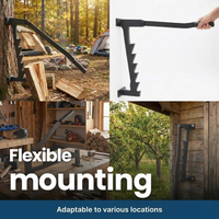 Obsetic Manual Firewood Splitter Wall Mount