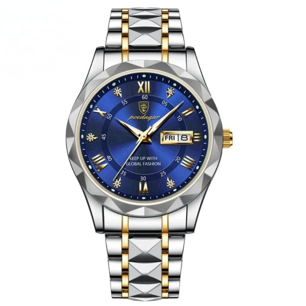 Luxury Mens Watch, Japanese Miyota Quartz, 316L Stainless Steel Case