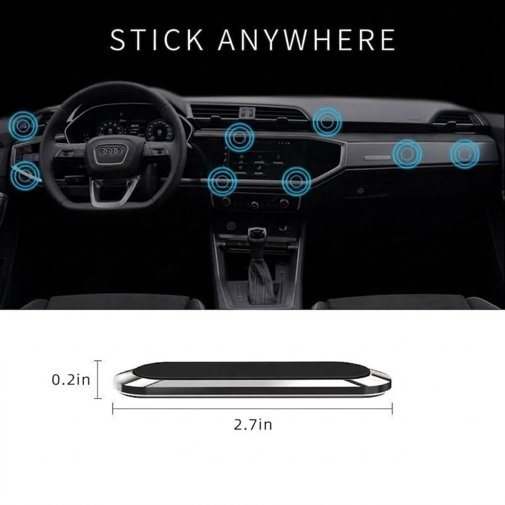 Magnetic Phone Holder, No-Mount Nano Adhesive