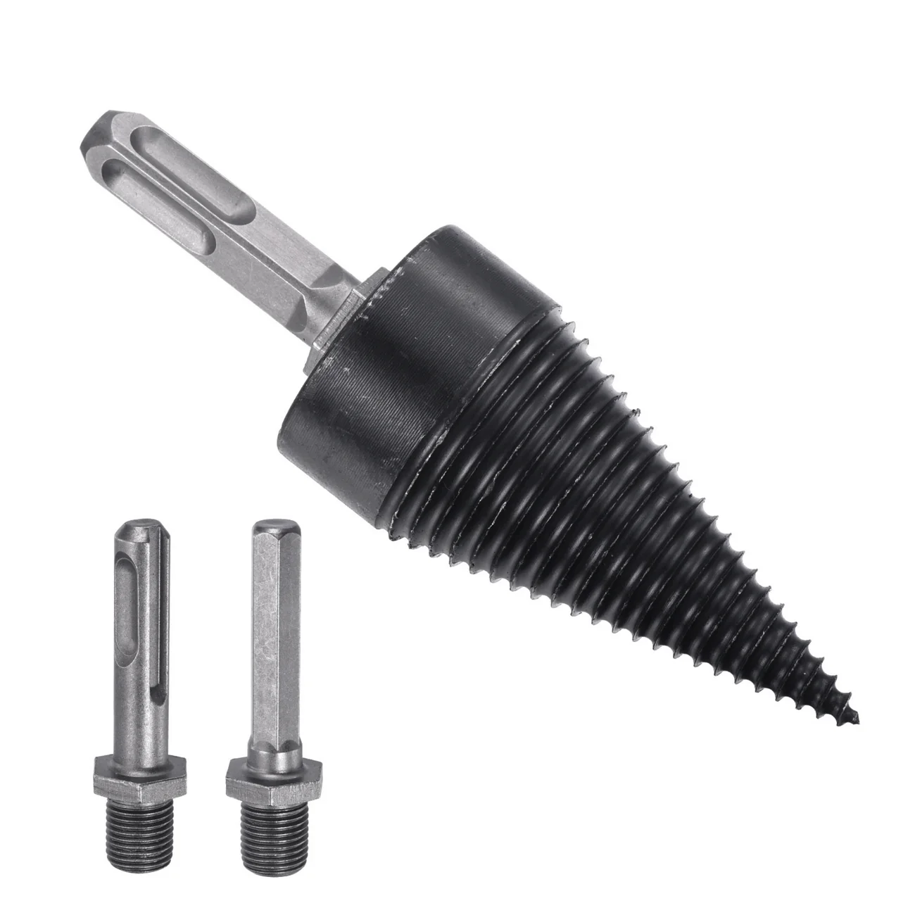 Obsetic EasyWoodSplit Firewood Drill Bit, Carbon Steel Wood Splitter