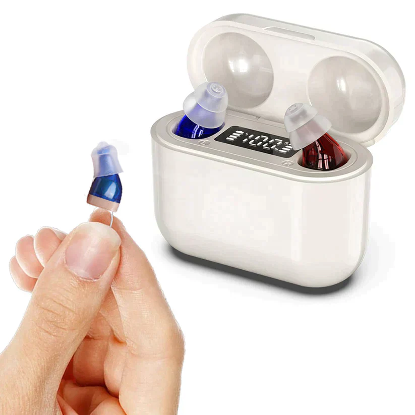 Rechargeable Invisible Hearing Aid for Mild to Moderate Hearing Loss