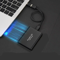 External SSD 128TB High-Speed Silver