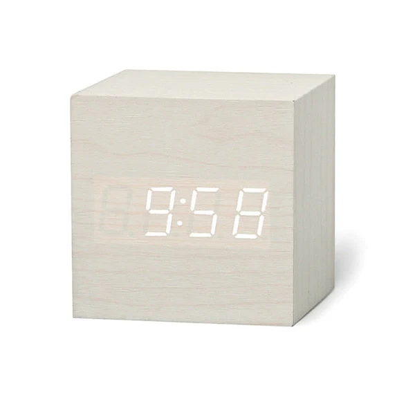 TimeCube Digital Square LED Alarm Clock